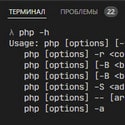 Терминал Laragon в VSCode